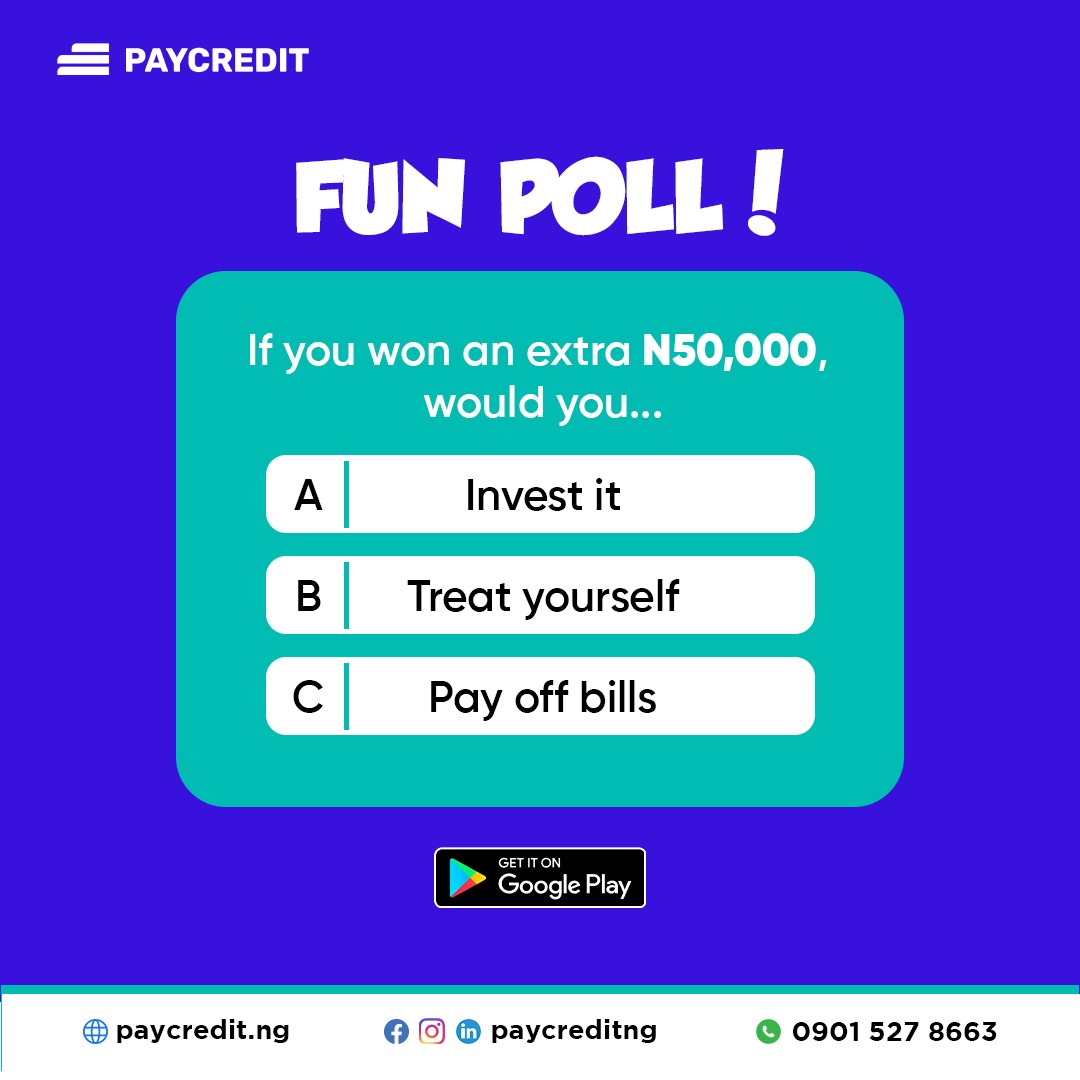 Fun Poll! What Would You Do with an Extra ₦50,000?