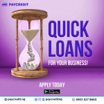 Quick Loans for your Business! Apply Now