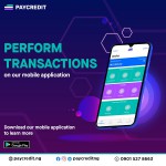 Perform Transactions on our Mobile App