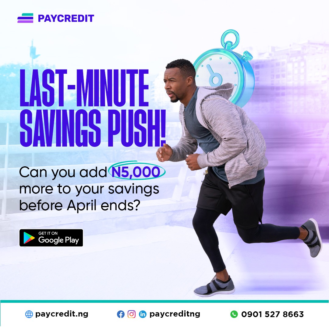 Last-Minute Savings Push! 🚀 Can You Add ₦5,000 More Before April Ends?