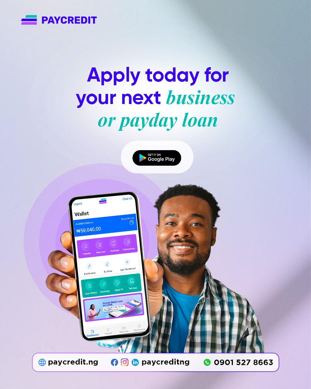 Apply Today for Your Next Business or Payday Loan