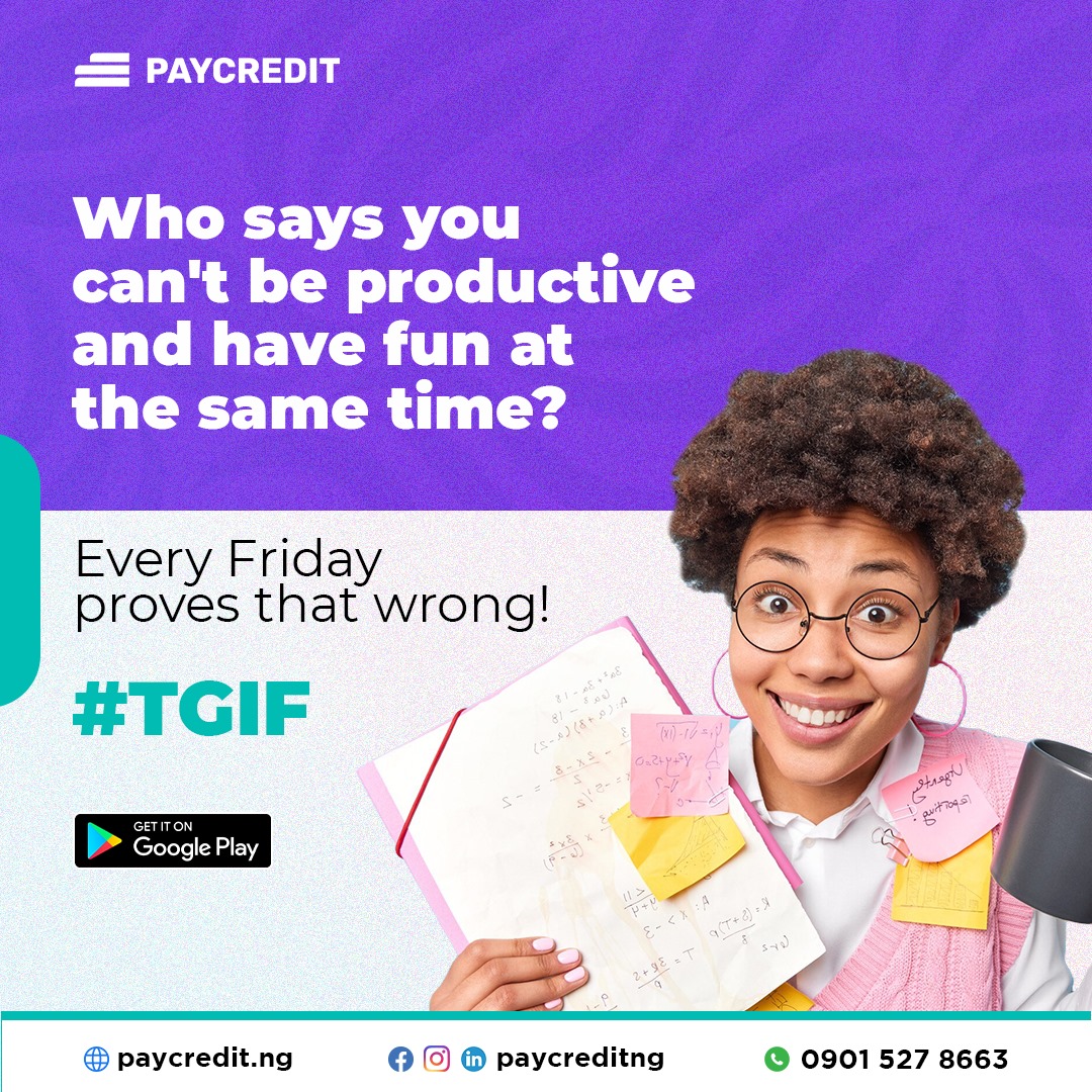 Who Says You Can’t Be Productive and Have Fun? TGIF!